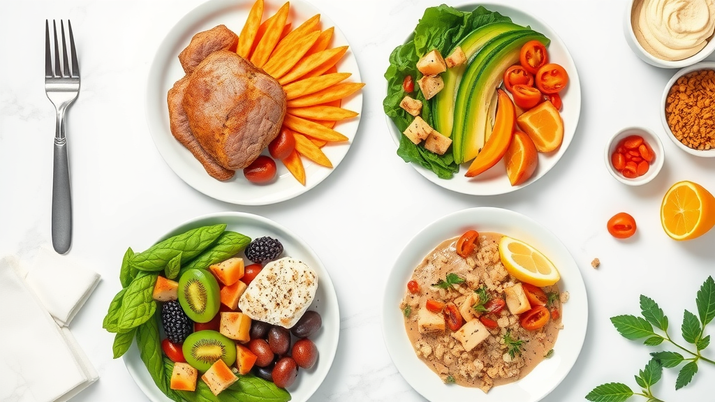 macronutrient breakdown of balanced vegan diet for weight loss