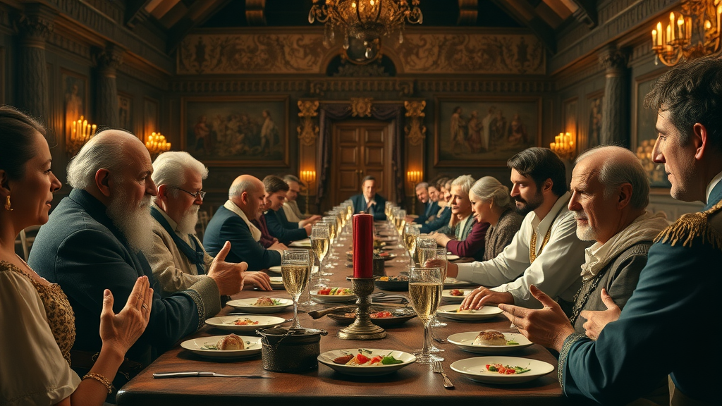 historical banquet, funeral meal traditions, sharing a meal throughout history