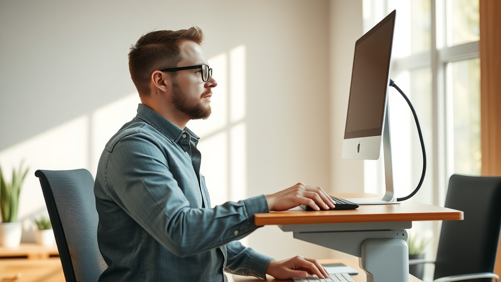 ergonomics at work musculoskeletal health standing desk home office