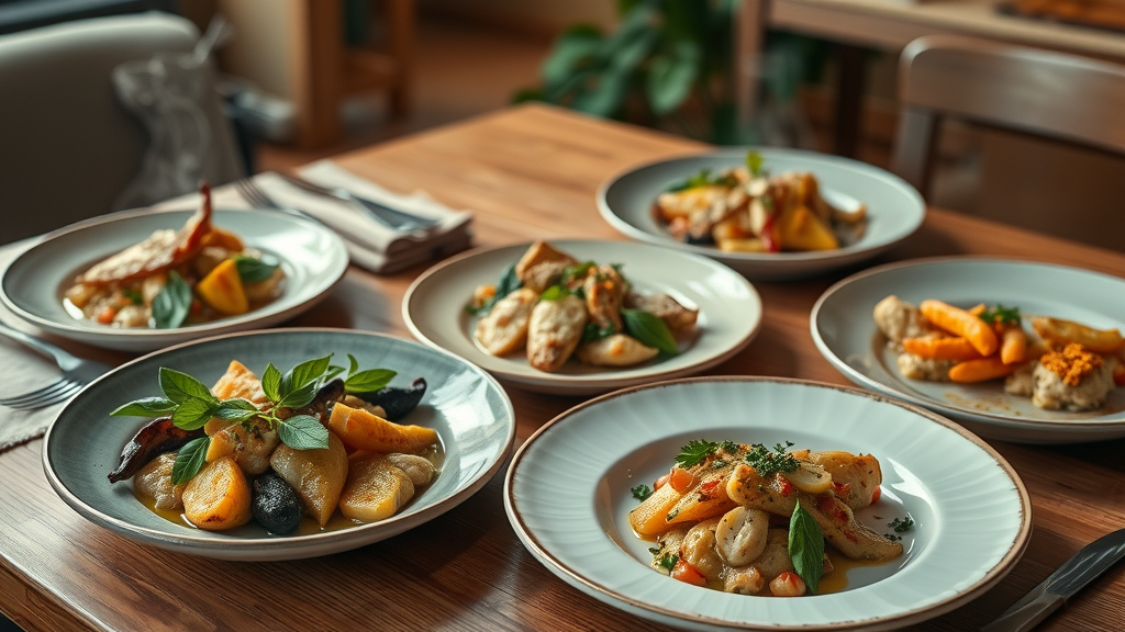 gourmet vegan meal selection for slimming and satisfaction