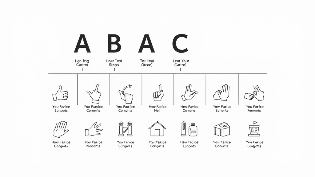 structured chart, illustrating abc design steps, structure of abc design in applied behavior analysis