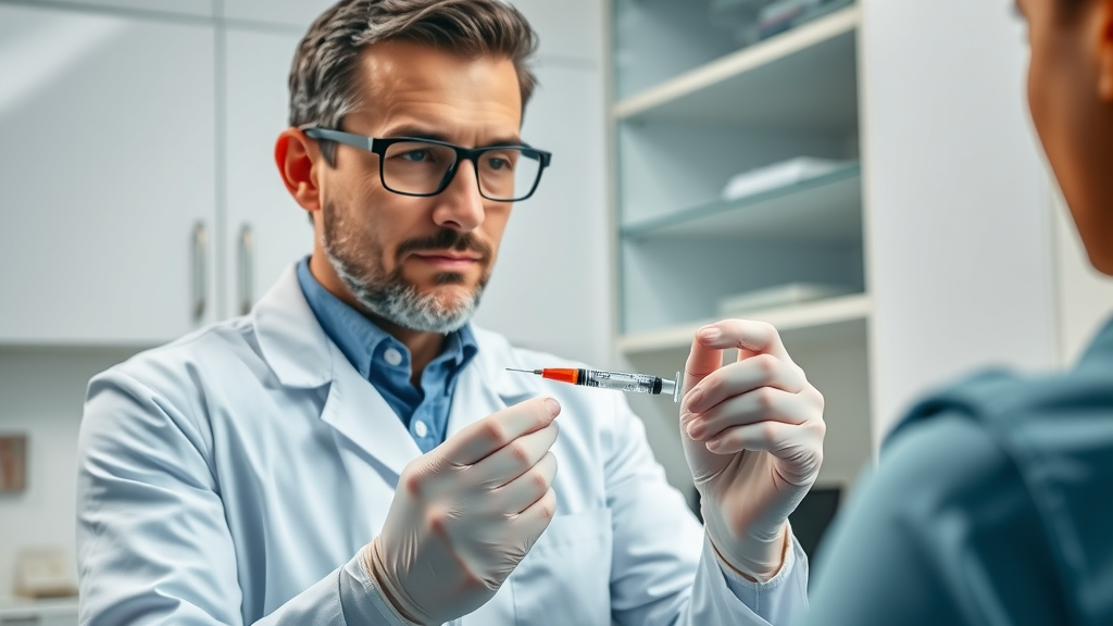 physician preparing steroid injection - steroid injections for chronic neck pain
