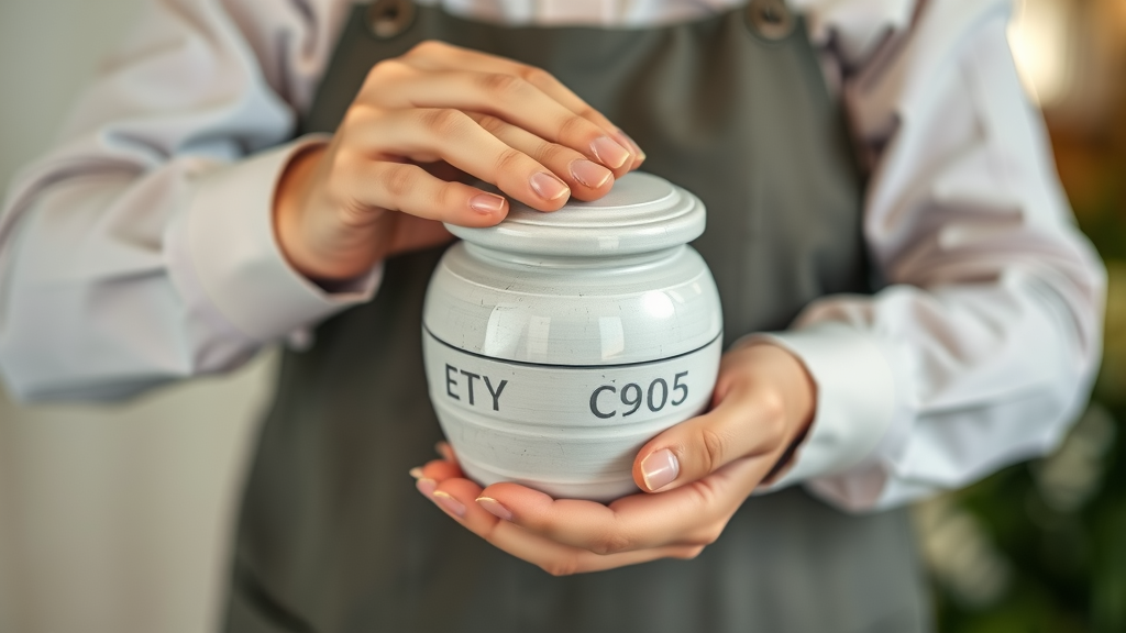 affordable cremation service, staff respectfully handling a simple urn, cremation services for those who can